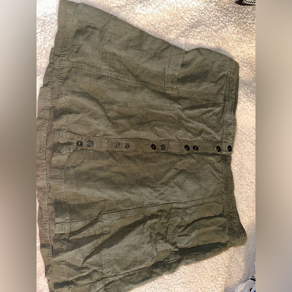 Green skirt